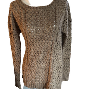 Point Zero Taupe Knit Sweater